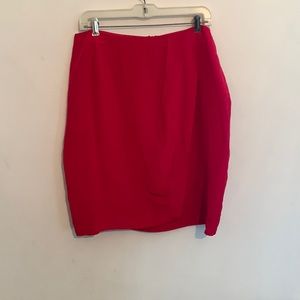 Women’s Jones of New York RED silk skirt